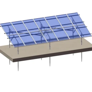 Modular Galvanized Steel Ground Solar Rack Complete Hardware Kit Large Scale Commercial Ground PV Power Station