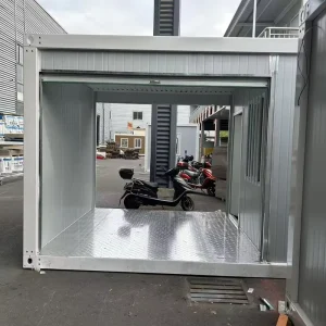 Modular Integrated Round Guard House with Steel Structure Sandwich Panel for Warehouse Park Entry Kiosk Toilet Applications