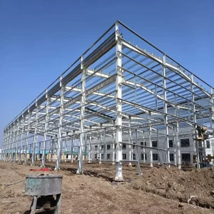 Modular Prefabricated Steel Structure Warehouse Frame Components