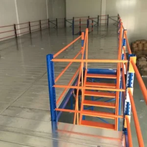 Modular Warehouse Mezzanine Floor Independent Boltless Assembly for Automotive Parts Fulfillment Warehouse