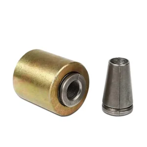 Mono Strand Wedge Anchor Single Hole Post Tensioning Anchorage Barrel for Concrete Prestressing