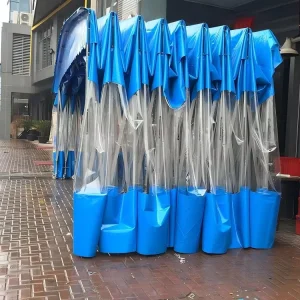 Movable Metal Frame Tent Big Car Parking Mobile Telescopic Canopy Tent Booth for Outdoor