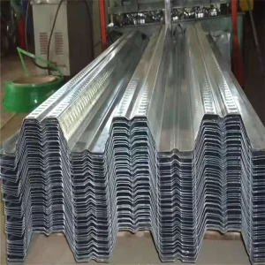 Multi Storey Building Bridge High Strength Durable Tailored GI Floor YX65 240 720 Galvanized Steel Floor Decking Sheet