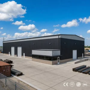 Multi Storey I Beam Steel Structure Warehouse for Storage Facility Energy Saving Professional Team Best Selling