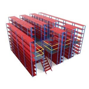 Multi-Tier Mezzanine Rack System Steel Mezzanine Platform Mezzanine Floor Racking System for Warehouse Storage Solutions
