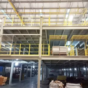Multi Tier Steel Platform Warehouse Mezzanine Floors Stacking Racks & Shelves