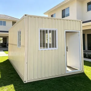 Multi-functional 10-40ft Detachable Prefabricated Container House Moisture Proof Corrugated Wall Site Office Container Room