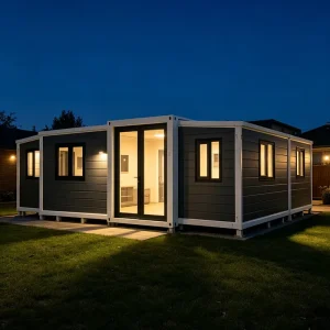Multi functional 2 Bedroom Container House Moisture proof Detachable 10 40ft Integrated Wall Panel Prefabricated Container House