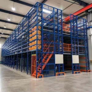 Multi level Mezzanine Rack Industrial Storage Platform System Q235B Steel Boltless Assembly for Logistics Center