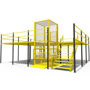 Multi-level Steel Mezzanine Floor Racking System Platform