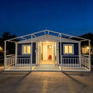 Multi-purpose Expandable Detachable Container House Moisture Proof 2 Bedroom Prefab Container House For Dormitory Office