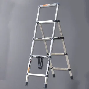 Multi-purpose Telescoping Extension Ladder Stainless Steel Telescopic Ladders for Outdoor Indoor Use