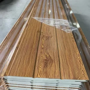Multiple Pattern Galvanized Steel Carved Panels Fire Water Resistant Design for Outdoor Warehouse Roof Commercial Complexes
