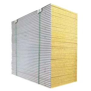 Multipurpose Durable Rock Wool Board Custom Color Eco Friendly Industrial Design for Sandwich Panel for Warehouse & Factory