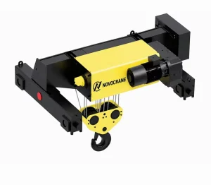 NWH8 32Ton 5/20 kW Motor Beam Flange Width B 2700mm 12m Lift Double Girder Wire Rope Electric Hoists for Overhead Crane