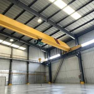 Narrow Space 7Ton Light Weight Electric Single Girder Overhead Crane Machining Workshop