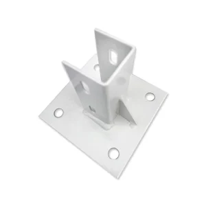 New Arrival Galvanized Steel Base Plate Metal Brackets for Aluminum Extrusion Profile 4040 Floor Mount Base