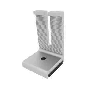 New Design Aluminum L Feet Tin Roof Solar Panel Installation System Open Slot Solar Mounting L Foot Bracket for Metal Roof Solar