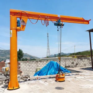 New Design Cantilever Jib Crane Inclined I Beam 360 Degree Rotation Foundation Mounted Manufacturer