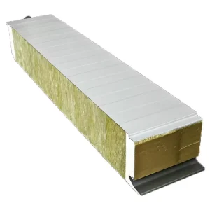 New Design Easy to Install Fireproof Flame retardant Thermal Insulation Rock Glass Wool Sandwich Panel Wall Insulation Panel