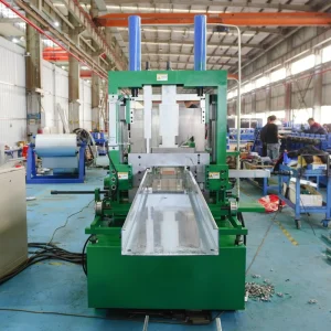 New Design Steel C Z Purlin Model Customized Mix Equipment 80-350mm Metal Machinery Roll Forming Machine PLC Controlled