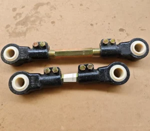 New Heavy Duty 40Cr Forged Steel Adjustable Trailer Tie Rod (400-500mm) for 3-Axle Semi Trailer 28T Max Payload