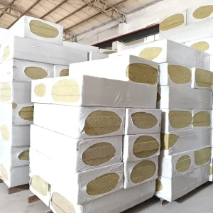 New Modern Design Fire Resistant Rock Wool Board High Density Insulation For Exterior Walls For Modular Facade Protection