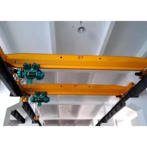 New Traveling Single Beam Bridge Overhead Crane with Remote Control Electric Hoist High Capacity 2T-30T Motor & Pump