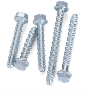 Ninggu Fasteners Customized Stainless Steel Concrete Self Cutting Anchor Bolt Hexagonal Flange High-Low Thread Grade 8.8 Electro