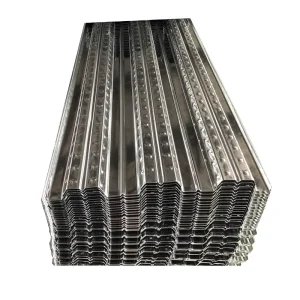 No Pouring Steel Floor Deck for Concrete Floor 0.7mm and 0.8mm Thick Metal Floor Decking Sheet