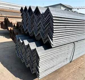 Non Alloy Q235B 40×4 Hot Dip Galvanized Equal Angle Steel AISI Standard Hot Rolled for Industrial Fabrication