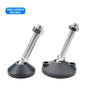 Non Skid Leveling Feet Stainless Steel Furniture Adjustment Feet Nylon Swivel Adjustable Feet M6 M8 M10 M12 M14 M16 M18 M20 M24