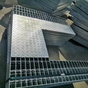Non-Slip Ventilated Light-Transmitting Welded Fixed Grille Plates Compound Steel Grating for Oil Platforms