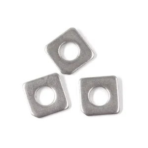 Non Standard Customized DIN436 Stainless Steel 304 316 Square Flat Washer Perforated