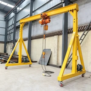 Nylon-Wheel Portable Gantry Frame for HVAC and Mechanical Equipment Maintenance