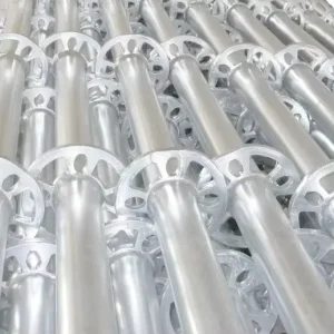 OEM BS1139 Stock Ringlock System HDG Round Bracing Steel Tube Hot Dipped GI Steel Tube Carbon Steel Pipe