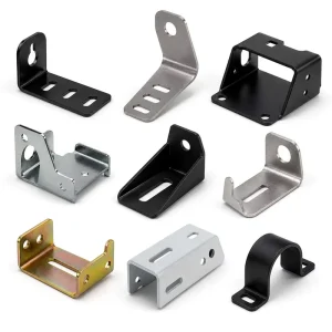 OEM Custom 304 Stainless Steel Brass Aluminum Laser Cutting Bending Welding Stamping Powder Coated Sheet Metal Brackets