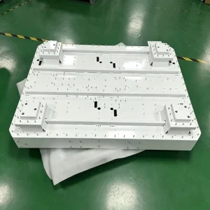 OEM Custom Sheet Metal Base Plate Laser Cutting Bending Powder Coated for Electronics