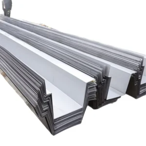 OEM Customized 201 Stainless Steel U-Shaped Drainage Ditch Channel Gutter Anti-Corrosion for Roof Decoration