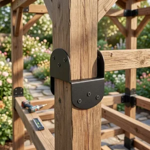 OEM Customized Heavy Duty Steel Metal Bracket for Wood Beam