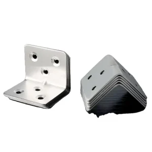 OEM Heavy Duty L Shaped Angle Iron Brackets Stainless Steel Small Size 30° 45° 90° 120° Options