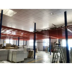OEM Heavy Load Mezzanine Loft Racking Industrial Steel Storage Platform Shelf With Ladder Access