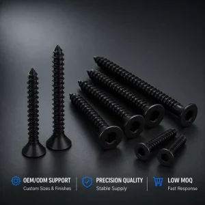 OEM Hex Bugle Head Titanium Stainless Steel Furniture Tornillo Vis Self Tapping Drilling Wood Flat Head Drywall Screw