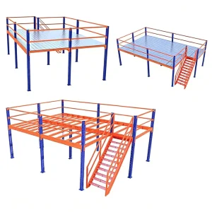 OEM Multi Tier Steel Mezzanine Platform Storage Rack for Factory & Warehouse
