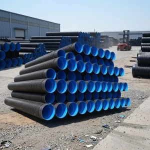 OEM ODM HDPE Spiral Corrugated Pipe Large Diameter Sewer Drainage Pipe High Pressure Factory Supply for Municipal Projects