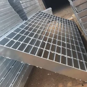 OEM ODM Hot Dipped Galvanized Steel Grating Serrated Anti Slip Bar Grate for Industrial Platform Walkway Drainage Trench Cover