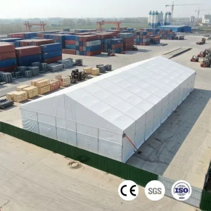 OEM ODM Outdoor Marquee Canopy Warehouse Tent Waterproof Industrial Temporary Storage Tent