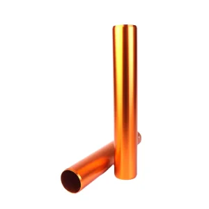 OEM Orange Anodized Hollow Aluminum Round Tube Metal Round Tube CNC Turning Machining Parts