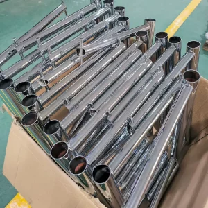 OEM Precision Custom 304 Stainless Steel Aluminium Round Tube Metal Processing Laser Cutting Polished Sheet Metal Fabrication