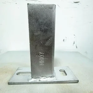 OEM Solar Panel Fixed Mounting Accessories Two Three Four Holes Galvanized Steel Anti-Corrosion High Wind Load Post Base Plate